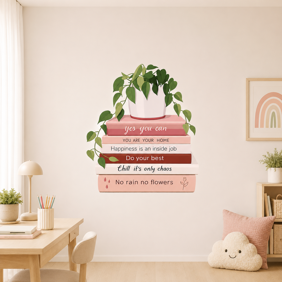 Book- Motivation Wall Sticker
