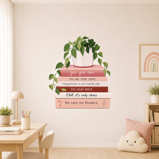 Book- Motivation Wall Sticker