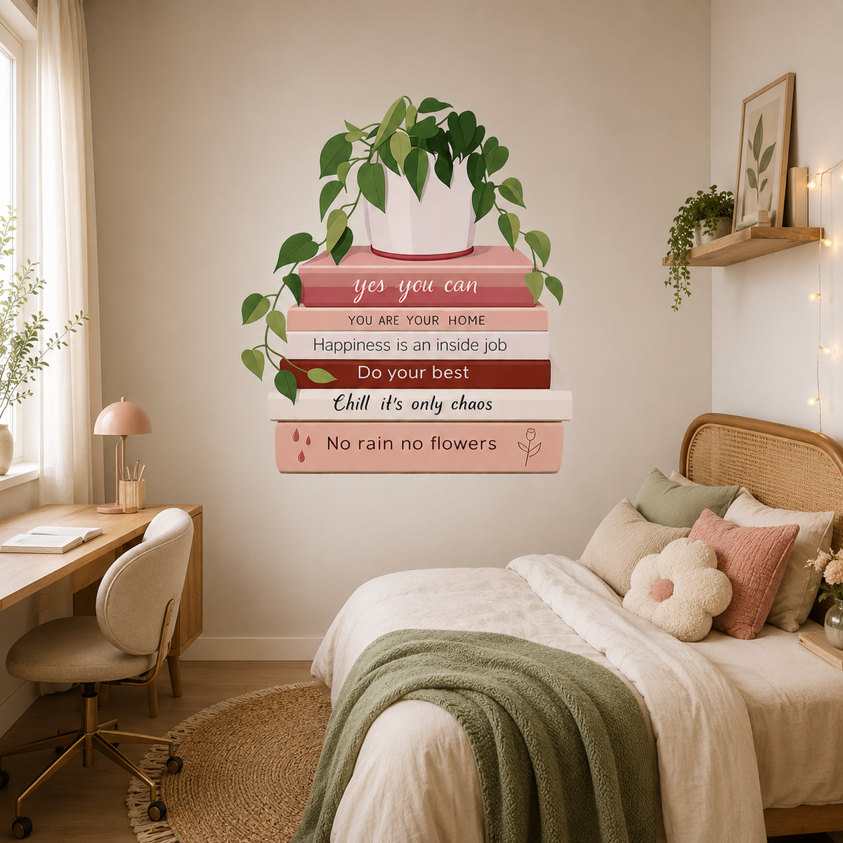 Book- Motivation Wall Sticker