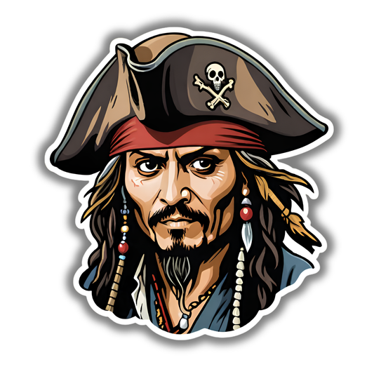 Captain Jack Sparrow Sticker