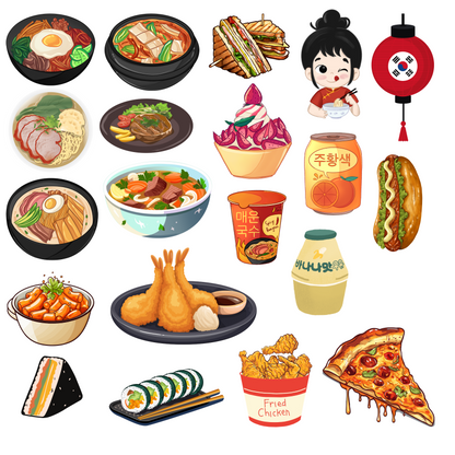 Korean Food Stickers