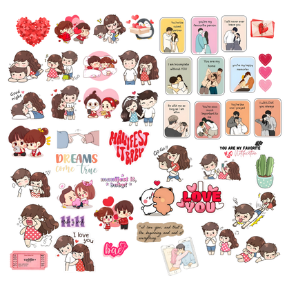 Cute Couple Stickers