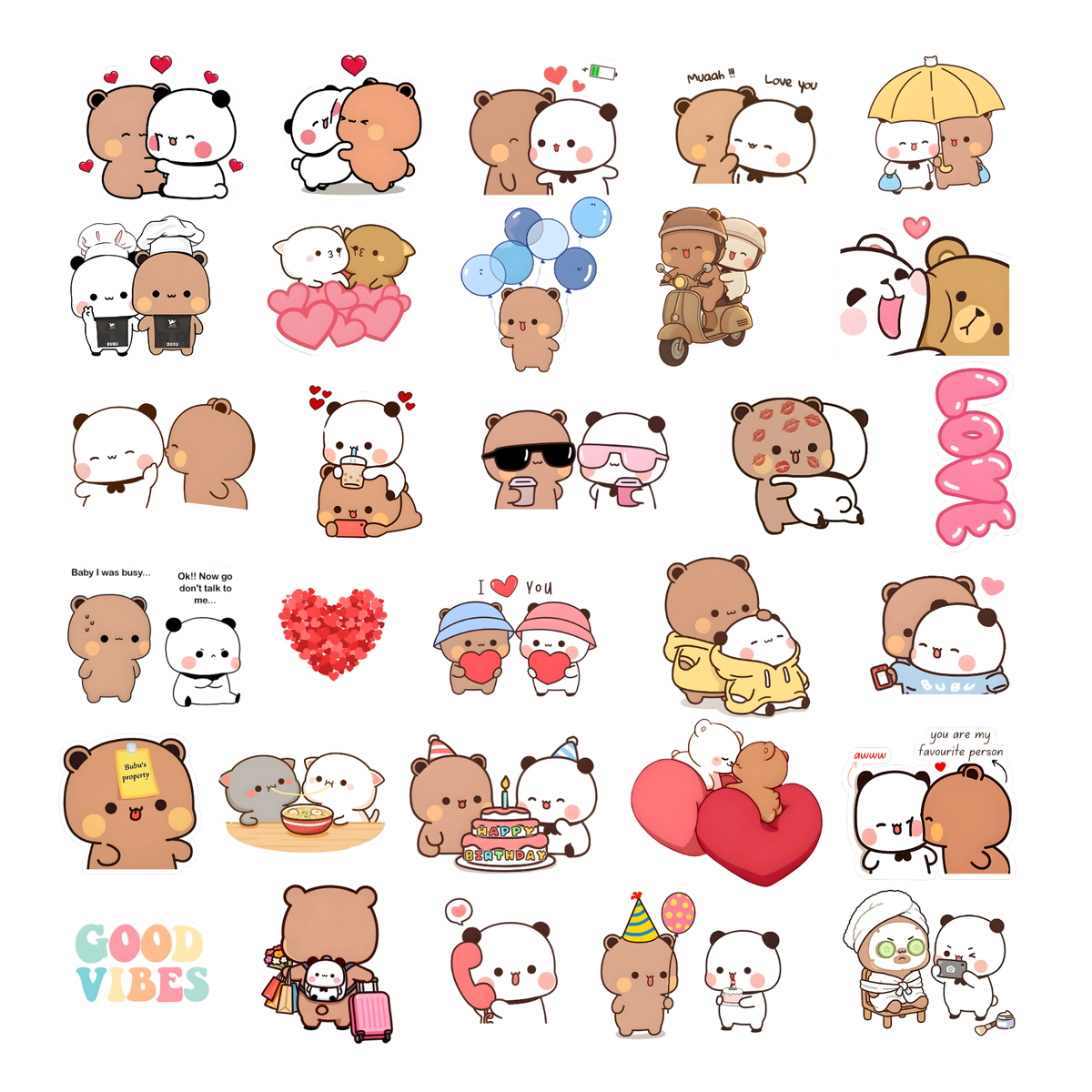 Bubu Dudu Stickers