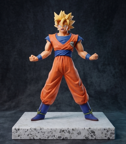 Goku Orange Hair 18cm PVC