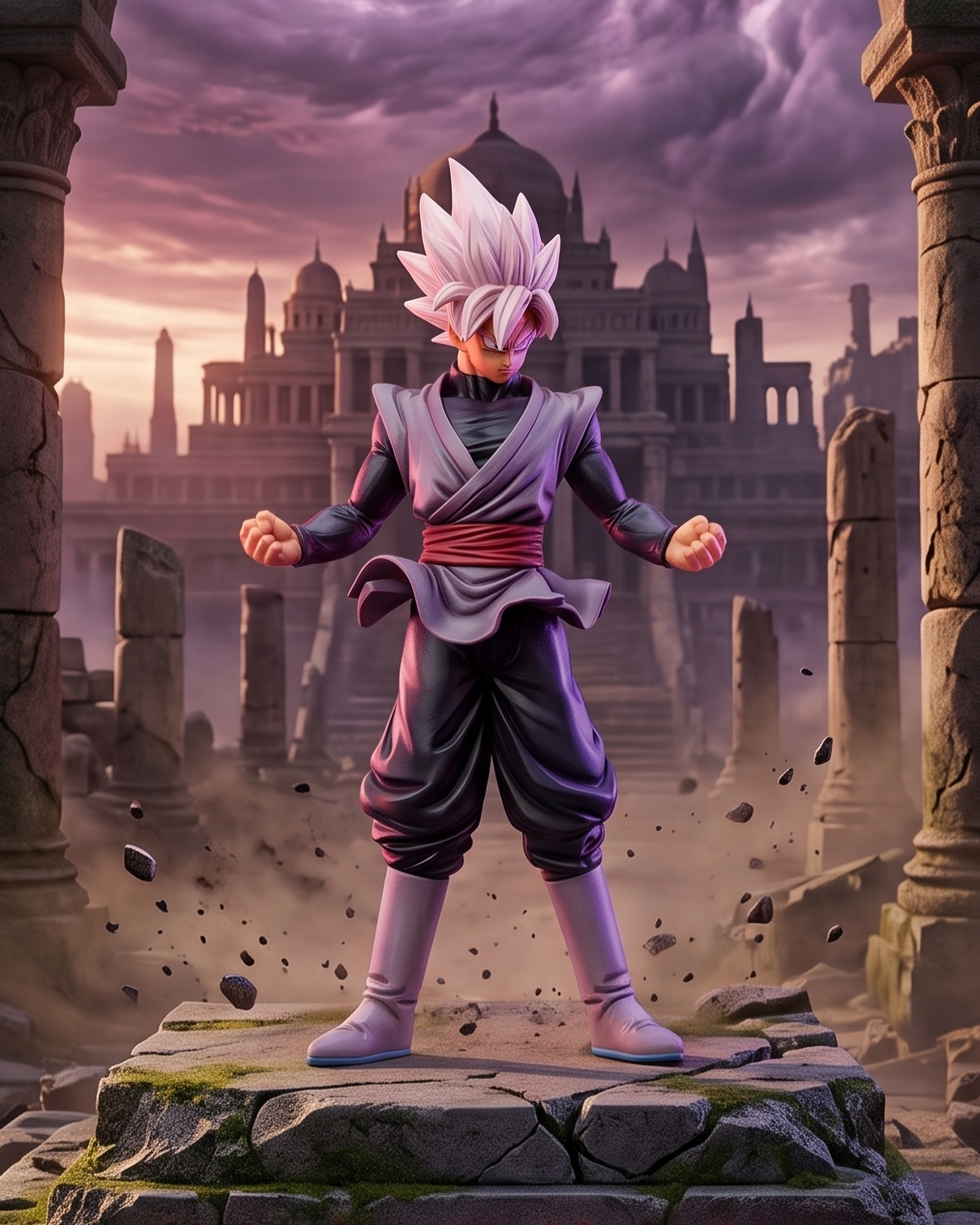 Goku Super Saiyan Black 18cm PVC