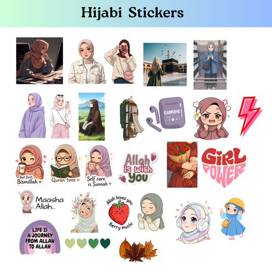 Cute Hijabi Stickers